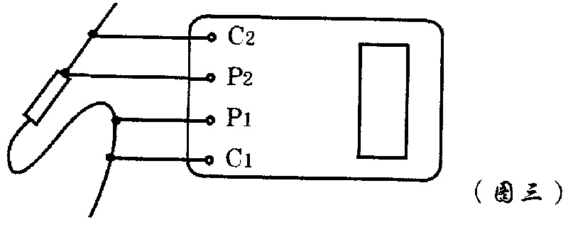 數(shù)字接式地電阻測(cè)試儀接線(xiàn)圖